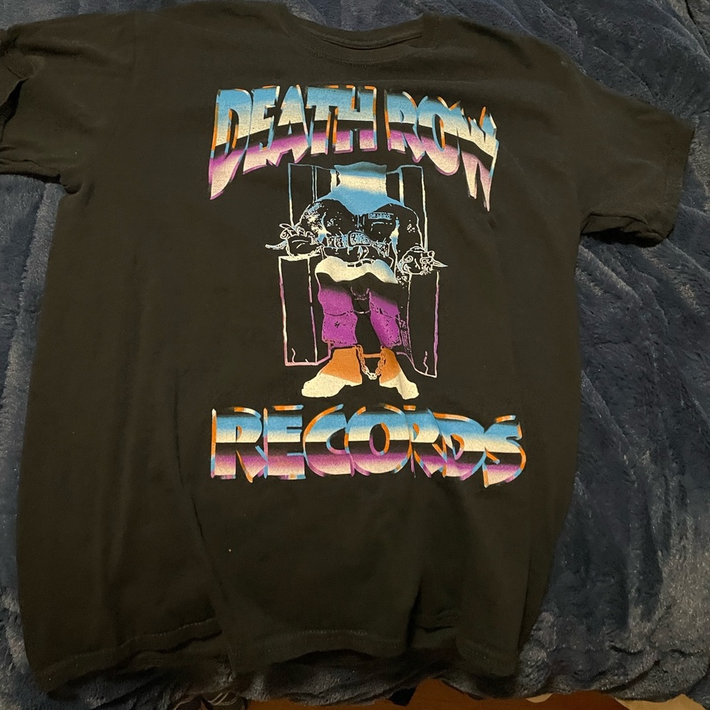 Black Death Row T-shirt size medium from PacSun